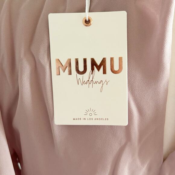 Show Me Your Mumu Emily Maxi Dress Small Pink NWT - Picture 8 of 8